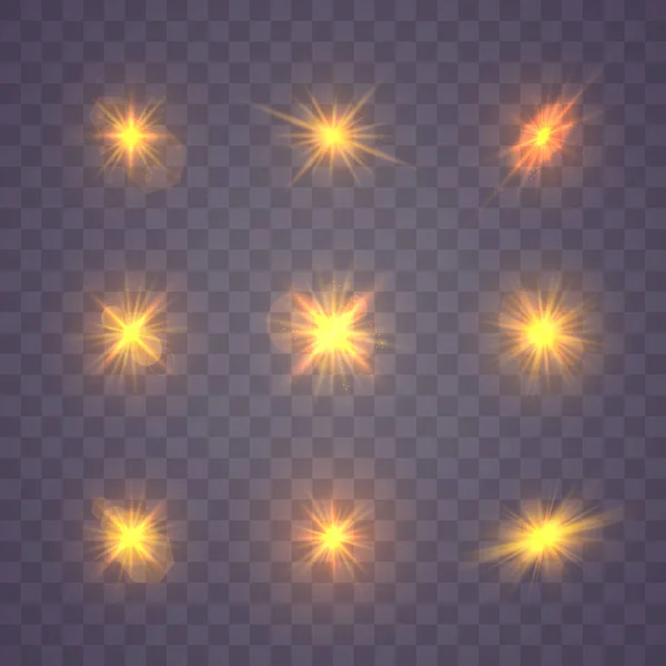 Partículas de estrela flash —  Vetores de Stock