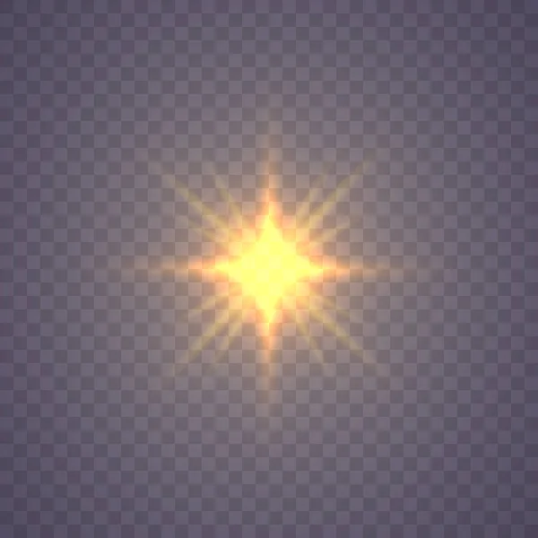 Shining star vector — Stockvector