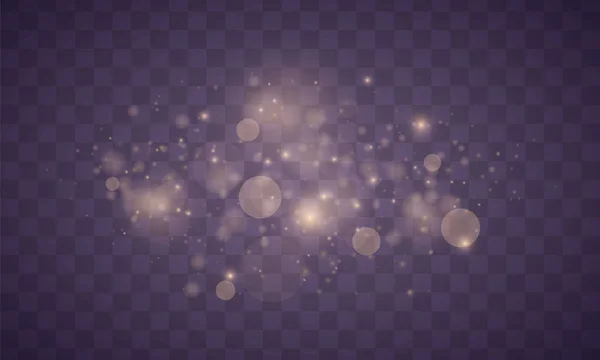 Particules de poussière scintillantes — Image vectorielle
