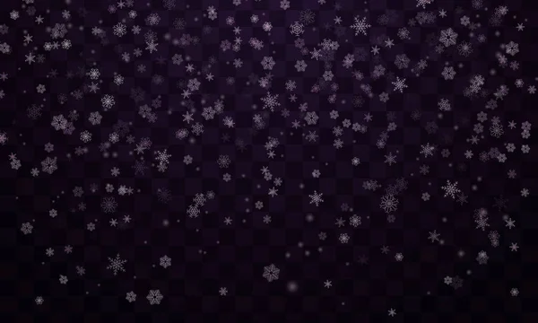 Chute de neige de Noël — Image vectorielle