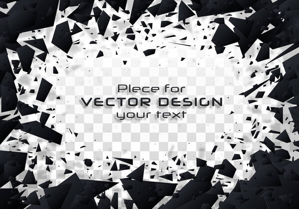 Geometric banners abstract