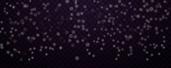 Chute de neige de Noël — Image vectorielle