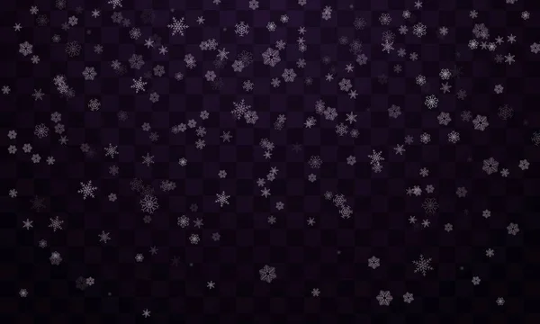 Chute de neige de Noël — Image vectorielle