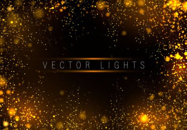 soyut parlayan ışıklar