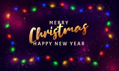 Noel ışıkları çelengi