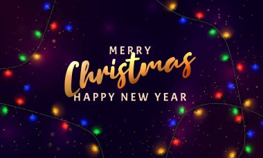 Noel ışıkları çelengi