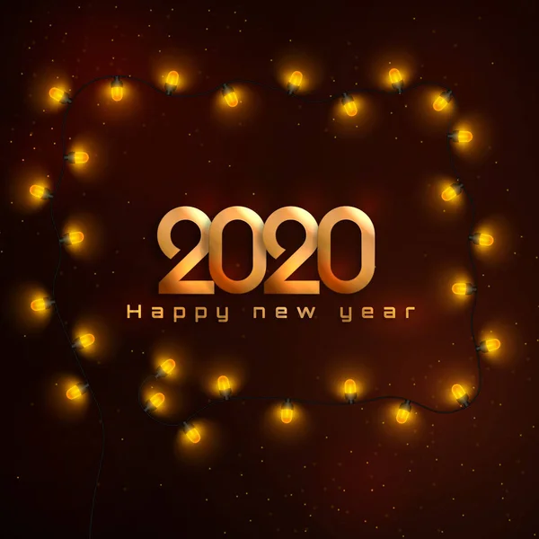 Anno nuovo 2020 — Vettoriale Stock