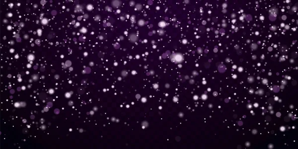 Falling Christmas snow — Stock Vector