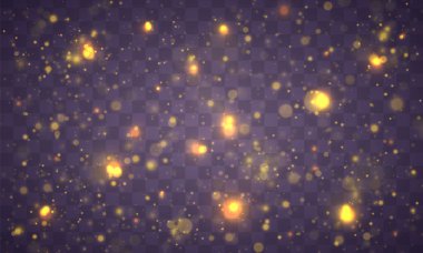 soyut parlayan ışıklar