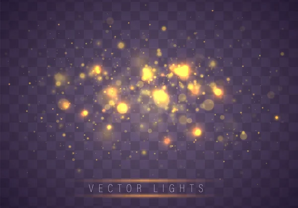Lumières lumineuses abstraites — Image vectorielle