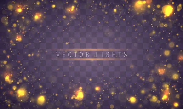 Luces brillantes abstractas — Vector de stock