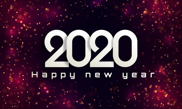스파클 성탄절 2020 — 스톡 벡터