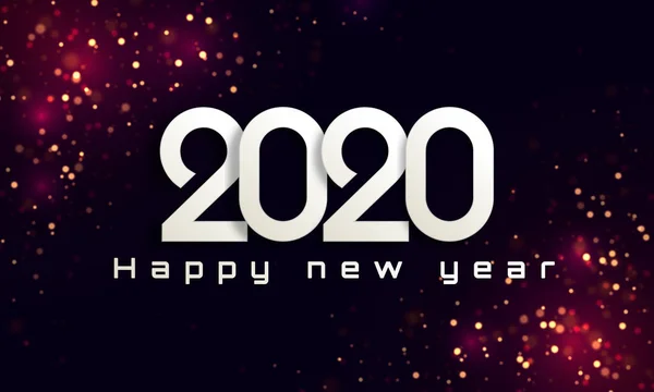 스파클 성탄절 2020 — 스톡 벡터