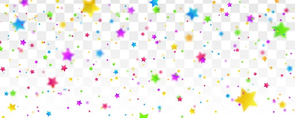 Confettis d'étoiles festifs — Image vectorielle