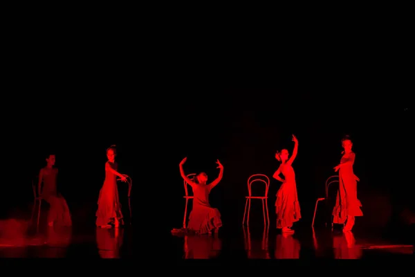 音乐会上的芭蕾舞 Dansers — 图库照片