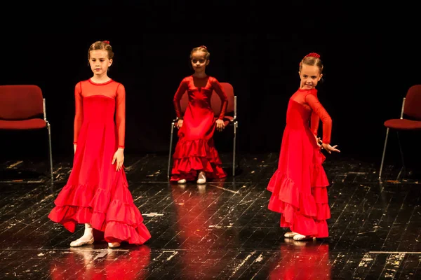 Ballet Dansers Childs Het Concert — Stockfoto