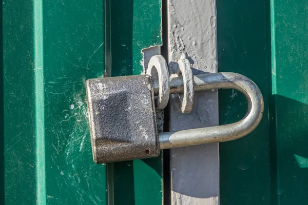 Hangsloten Zijn Draagbare Sloten Met Een Shackle Die Kan Worden — Stockfoto