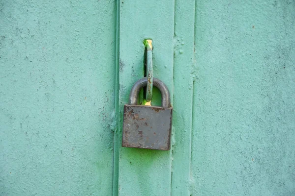 Hangsloten Zijn Draagbare Sloten Met Een Shackle Die Kan Worden — Stockfoto