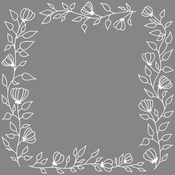 花柄のベクトルイラスト — ストックベクタ