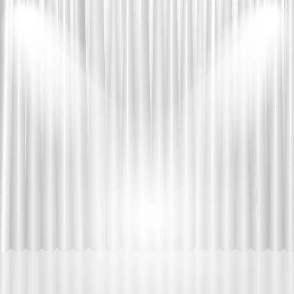 ステージのカーテンのベクトルの背景 — ストックベクタ