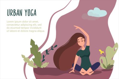 16 Kadın yoga yapıyor