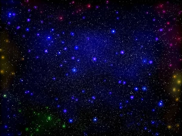Λάμψη Της Starsthe Λάμψη Των Αστεριών — Φωτογραφία Αρχείου