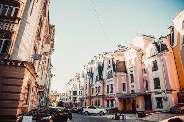 Sonbahar Kiev şehir güzel mimari