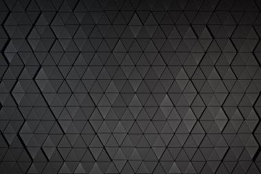 üçgenler çeşitli arka plan. 3D render