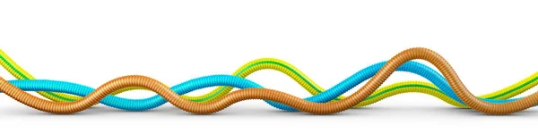 Tubi flessibili ondulati — Foto Stock