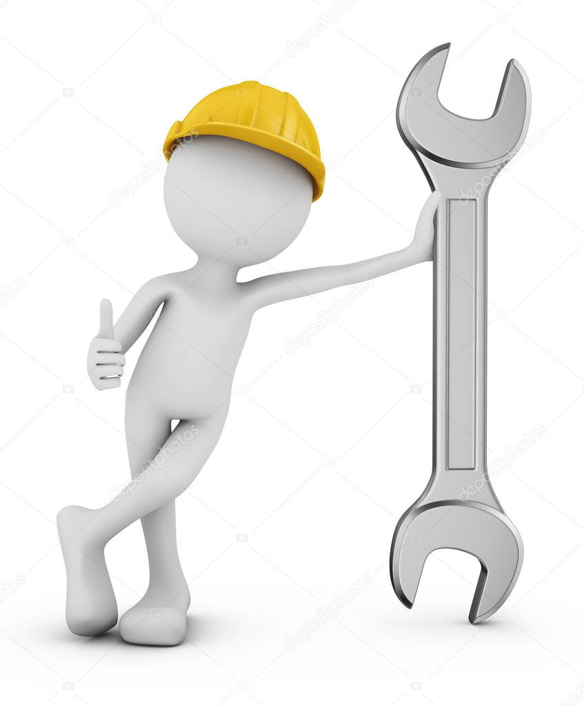 Man with wrench