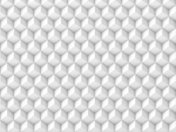 Абстрактный Фон Белых Кубиков Рендеринг — стоковое фото