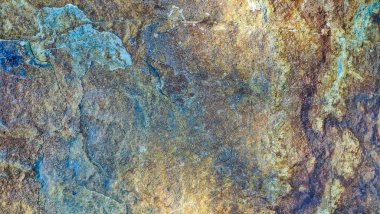 Kalıplı taş yüzeyin yakın plan görüntüsü..