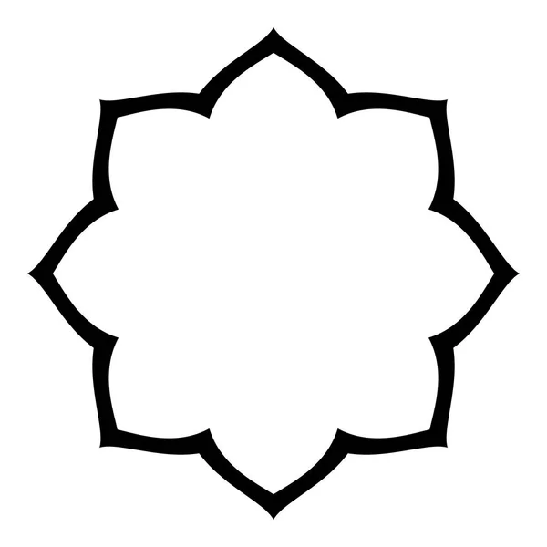 Basit arabesk sınır, en az tek renkli çerçeve, damga