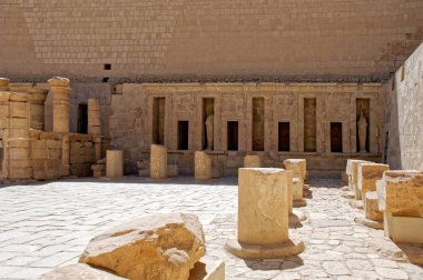 Antik Mısır Firavun Hatshepsut kadın Tapınağı kalıntıları