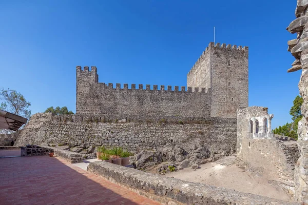 Leiria Πορτογαλία Οκτωβρίου 2017 Κρατήστε Από Μεσαιωνικό Κάστρο Της Λεϊρία — Φωτογραφία Αρχείου