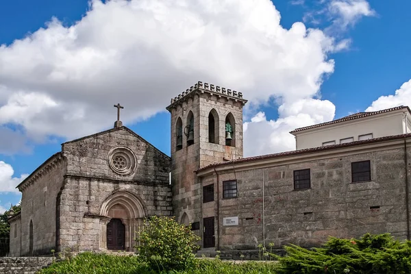 Vila Nova Famalicao Portugal Agosto 2017 Mosteiro Igreja Românica Santiago — Fotografia de Stock