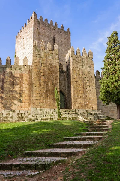 Castelo Guimarães Castelo Mais Famoso Portugal Local Nascimento Primeiro Rei — Fotografia de Stock