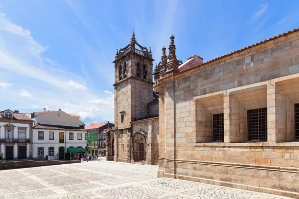 Бразі Португалія Брага Собор Ака Braga Найстарішим Усіх Соборів Португалії Ліцензійні Стокові Фото
