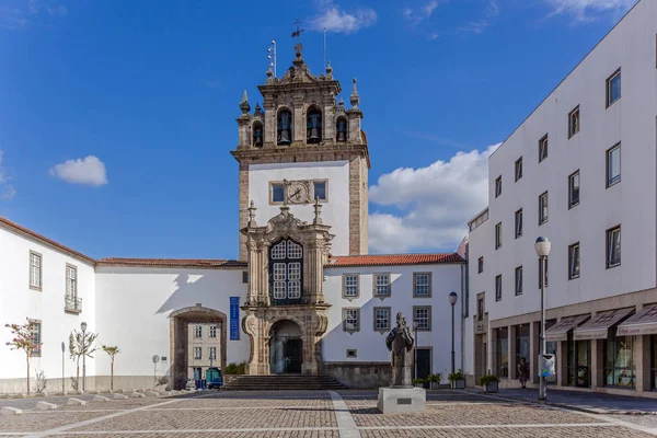 ブラガ ポルトガル 2017 ノッサ セニョーラ トーレ チャペル 世紀の宗教的な建築と都市の陸標 ストック写真