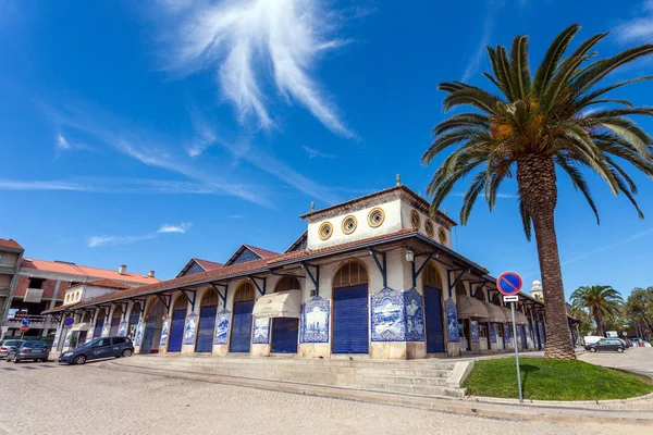 Santarem Portugal Septembre 2017 Mercado Municipal Santarem Marché Des Fermiers — Photo