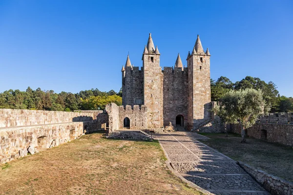 Santa Maria Feira Portogallo Ottobre 2017 Ingresso Bailey Castello Castelo — Foto Stock