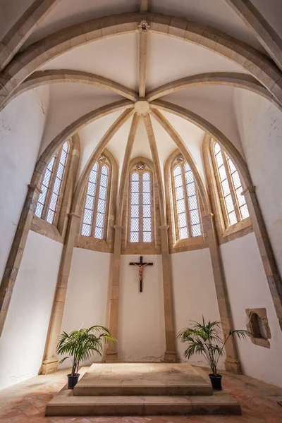 Santarem Portugal Septiembre 2017 Interior Del Ábside Detrás Del Altar —  Fotos de Stock
