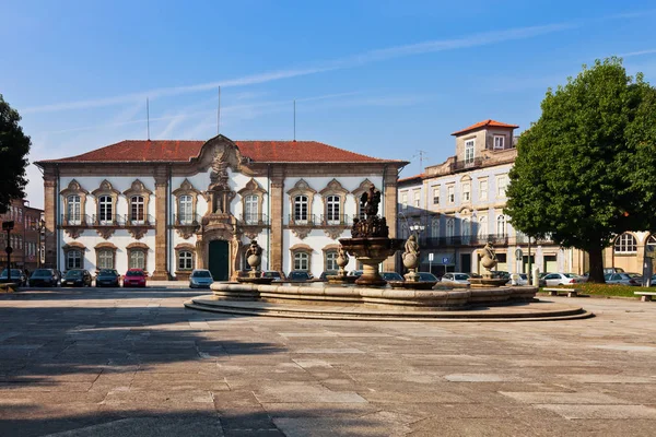 Braga Portogallo Palazzo Del Municipio Braga Uno Dei Migliori Esempi — Foto Stock