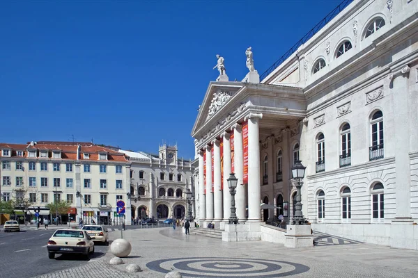 Lisboa Portugal Abril 2013 Teatro Nacional Doña María Teatro Nacional — Foto de Stock