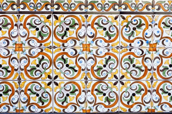 Oude Traditionele Portugese Keramische Tegels — Stockfoto
