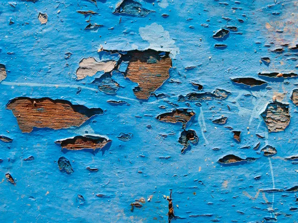 Peeling Paint Wood Boards Boat Hull Background Texture — Stock Photo, Image