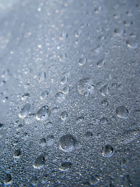 水滴や視点でガラス表面の水滴の背景テクスチャ — ストック写真