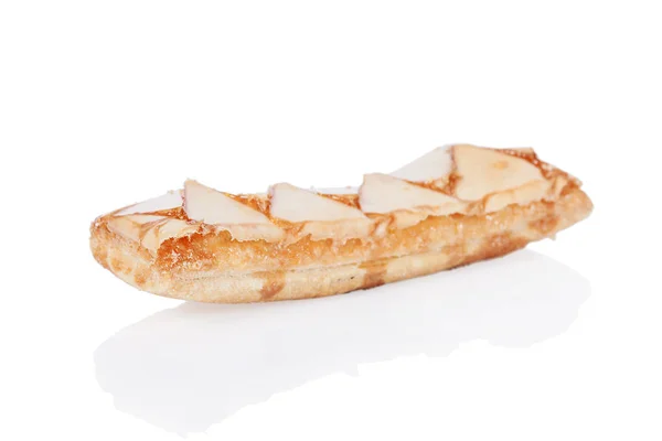 Sfogliatine Włoskie Ciasto Francuskie Izolowana Białym Tle — Zdjęcie stockowe