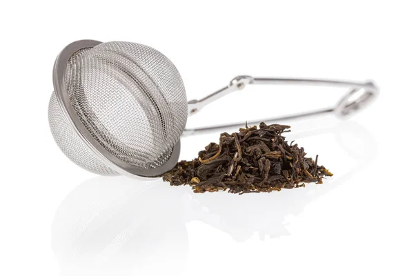 Infuser Med Grönt Blad Isolerad Vit Bakgrund — Stockfoto