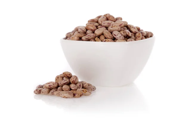 Pinto Beans Bowl Isolated White Background — Stock Photo, Image